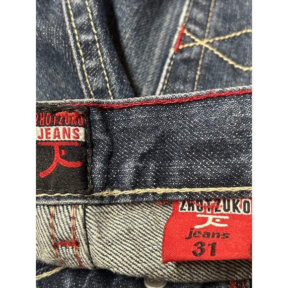 Zhot Zuko - Men’s Two-Tone Denim Jeans - Size 31 (36” Waist) - Picture 3 of 4